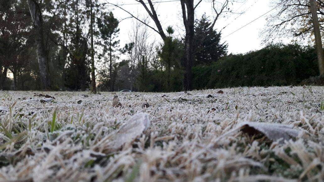 El invierno no se fue: mañana helada en toda la región